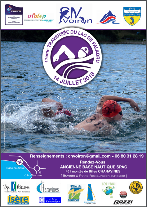 Inscriptions pour la traversée du lac de Paladru 2018